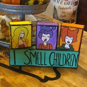 Halloween hocus pocus decor blocks